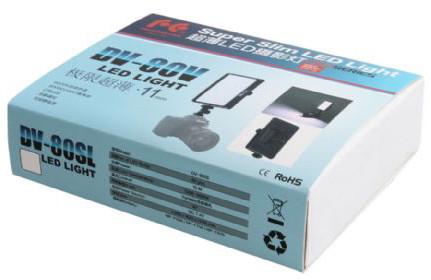 Falcon Eyes Soft LED lempų rinkinys Pritemdomas DV-80SL-K2 įsk. Baterija