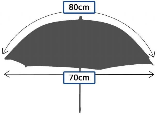 Falcon Eyes Umbrella UR-32T Translucent Baltas 80 cm