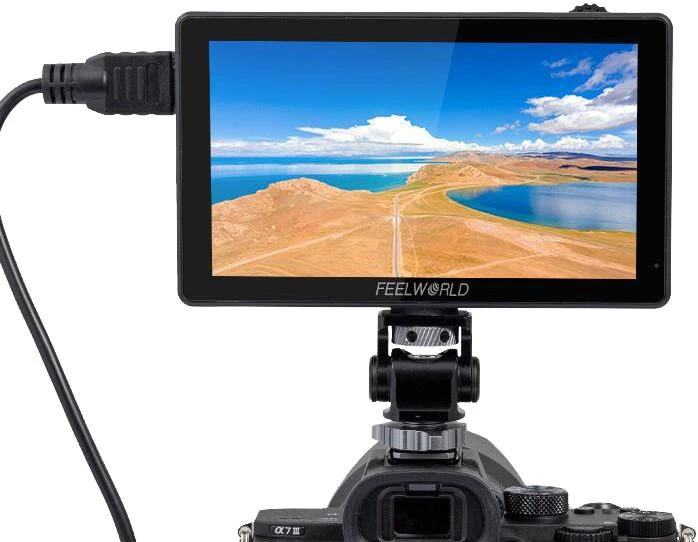 Monitorius - Feelworld LUT5 5.5" 4K Jutiklinis ekranas 1920x1080 HDMI 3D LUT