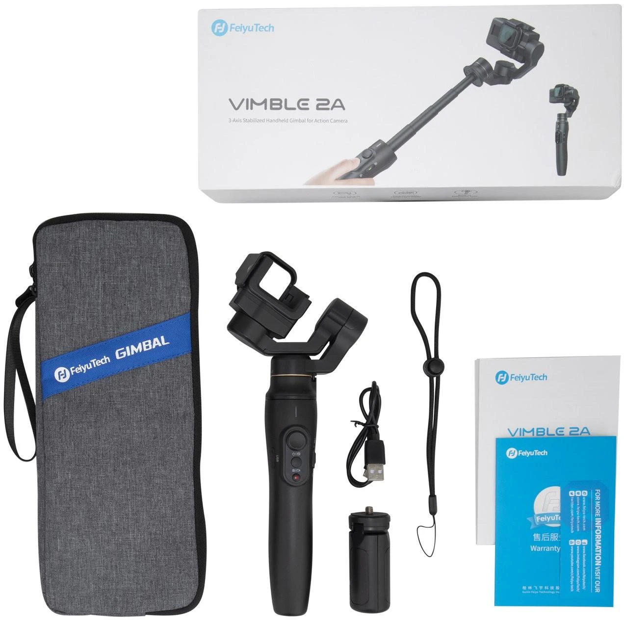 Feiyu Tech Gimbal FeiyuTech Vimble 2A veiksmo kamerai