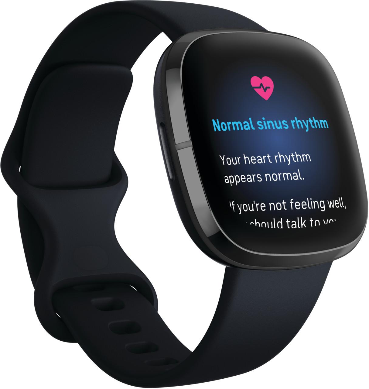 Išmanusis laikrodis Fitbit Sense, Juodas