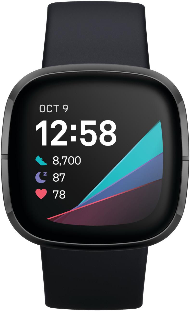 Išmanusis laikrodis Fitbit Sense, Juodas