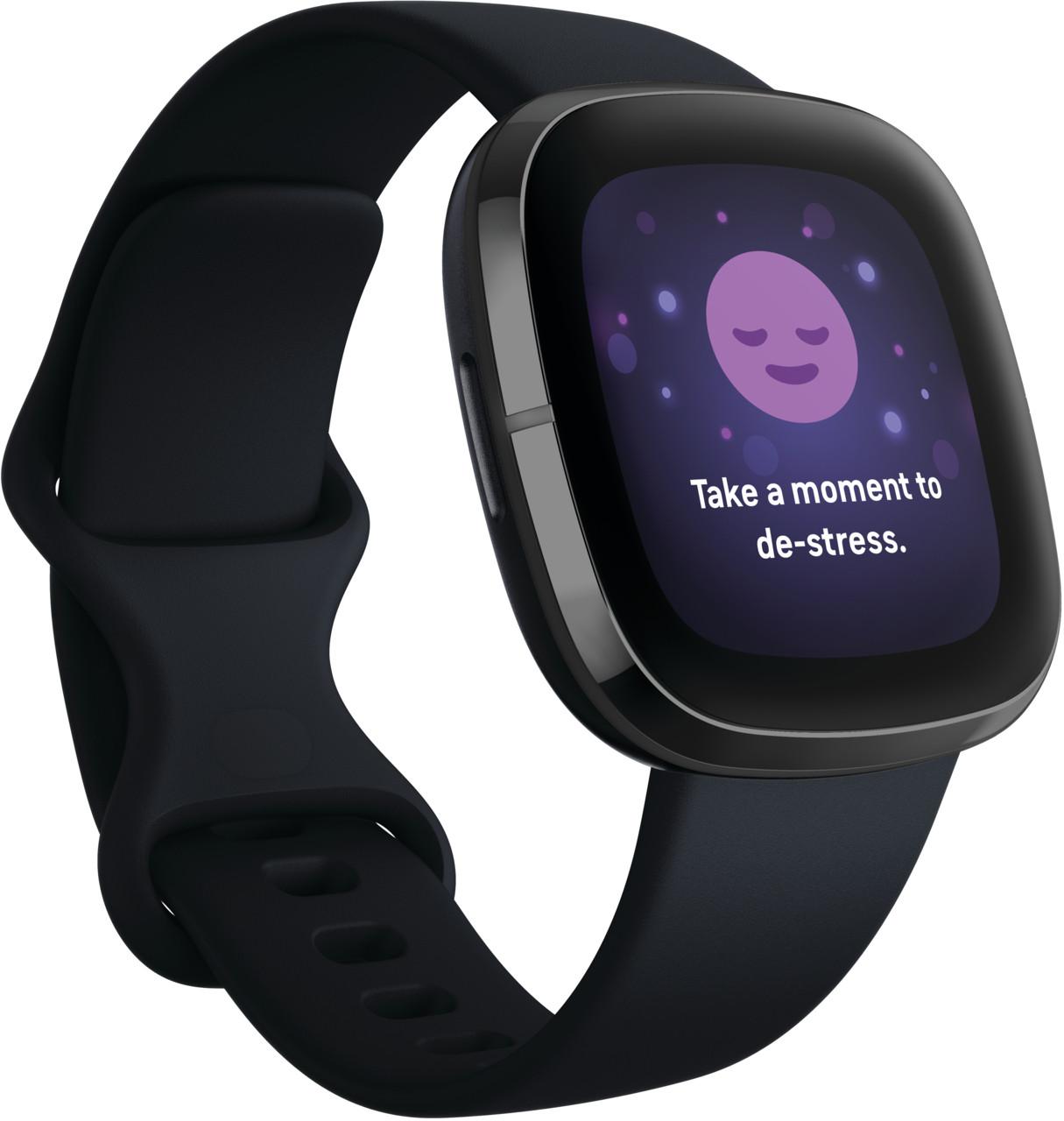 Išmanusis laikrodis Fitbit Sense, Juodas