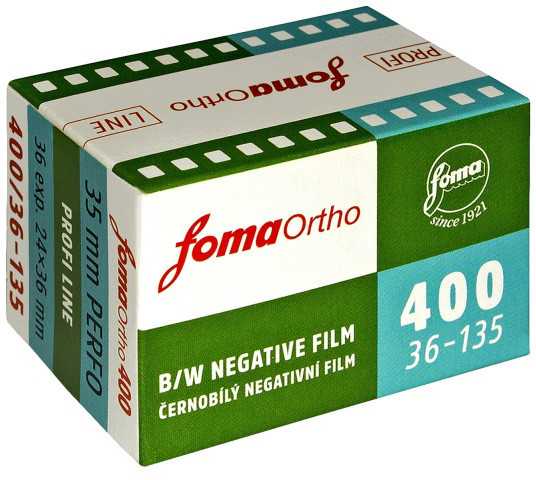 Kietasis diskas Foma filmas Ortho 400/36