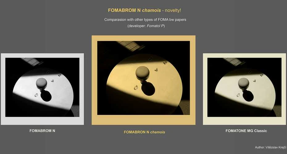 Foma fotopopierius Fomabrom 142 N Chamois 30,5x40,6cm 10 lapų