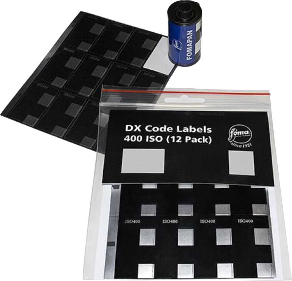 Foma label DX Code ISO 400 12pcs