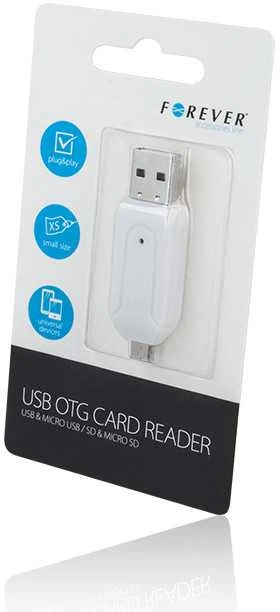 Forever OTG kortelių skaitytuvas (USB/SD)