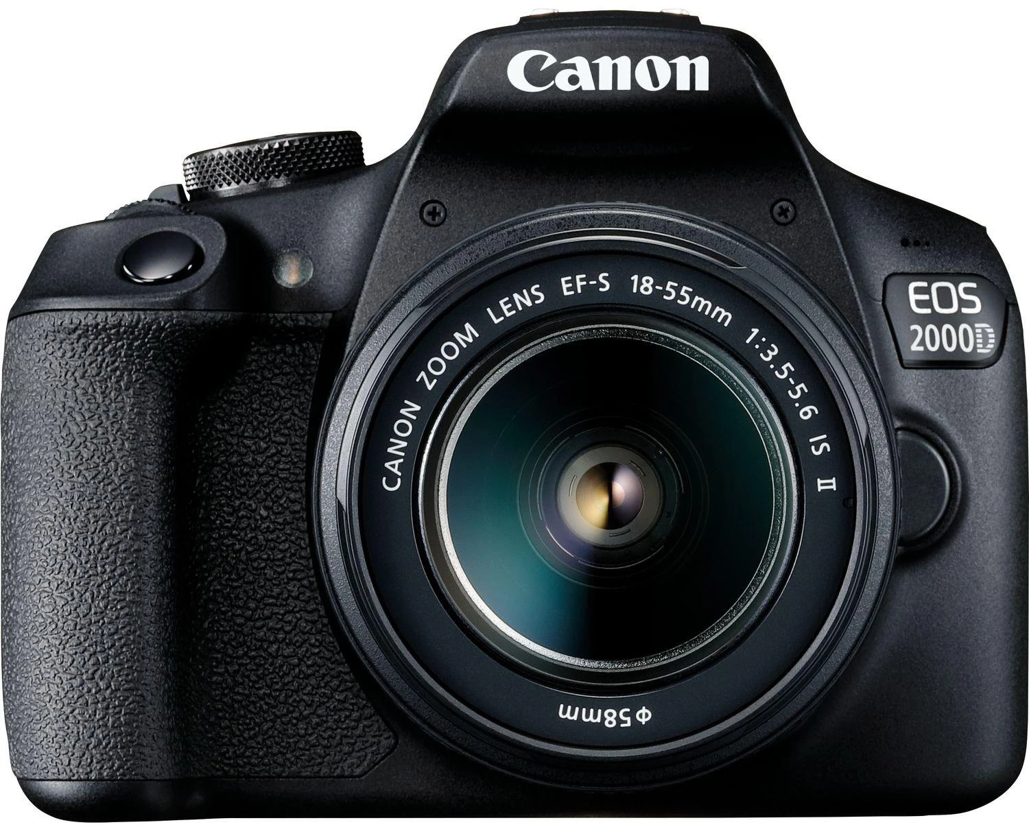 Canon | EOS | 2000D 18-55 IS II EU26 | SLR Camera Kit | Megapixel 24.1 MP | Image stabilizer | ISO sensitivity (max) 12800 | Ekranas diagonal 3.0 " | Wi-Fi | Video recording | APS-C | Juodas