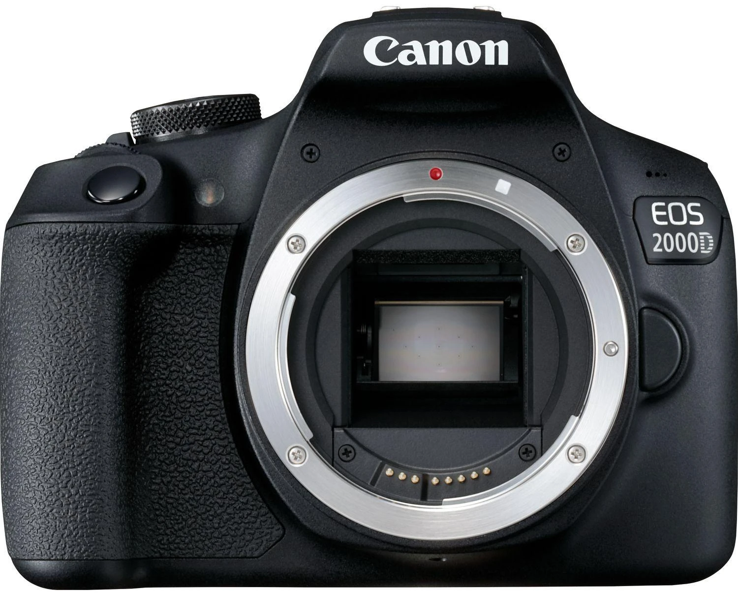 Canon EOS 2000D BK BODY EU26 SLR fotoaparato korpusas 24,1 MP CMOS 6000 x 4000 pikseliai Juoda
