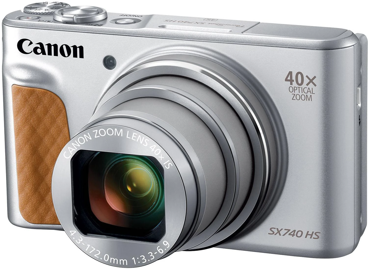 Canon PowerShot SX740 HS Kompaktiškas fotoaparatas 20,3 MP CMOS 5184 x 3888 pikseliai 1/2.3" Sidabras