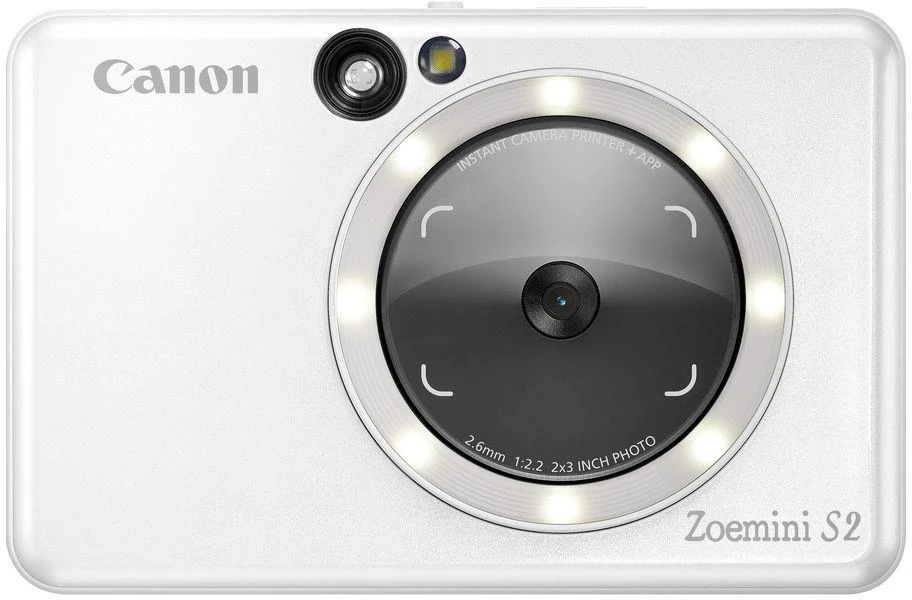 Fotoap. Canon Zoemini S2 baltas (Pažeista pakuotė) aprašymas - Prekės nuotrauka