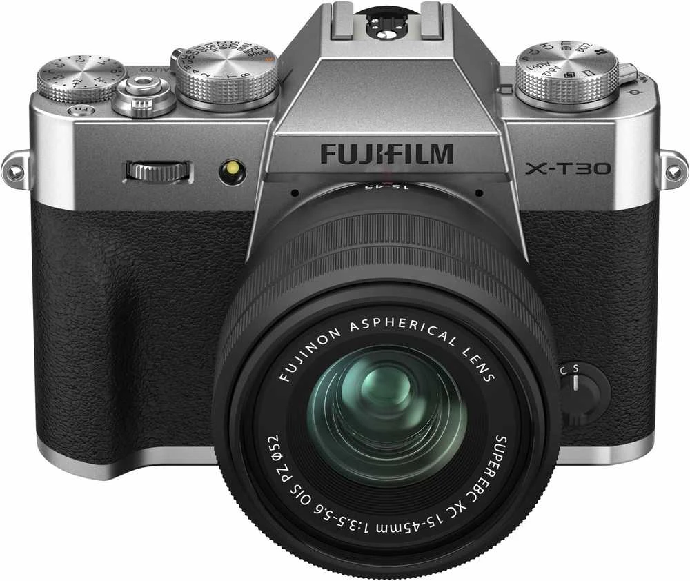 Fujifilm X-T30 II + 15-45mm sidabrinis