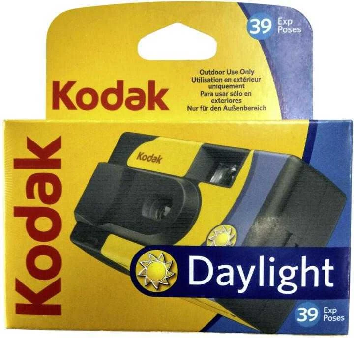 KODAK DAYLIGHT VIENO NAUDOJIMO KAMEROS 39 EXP