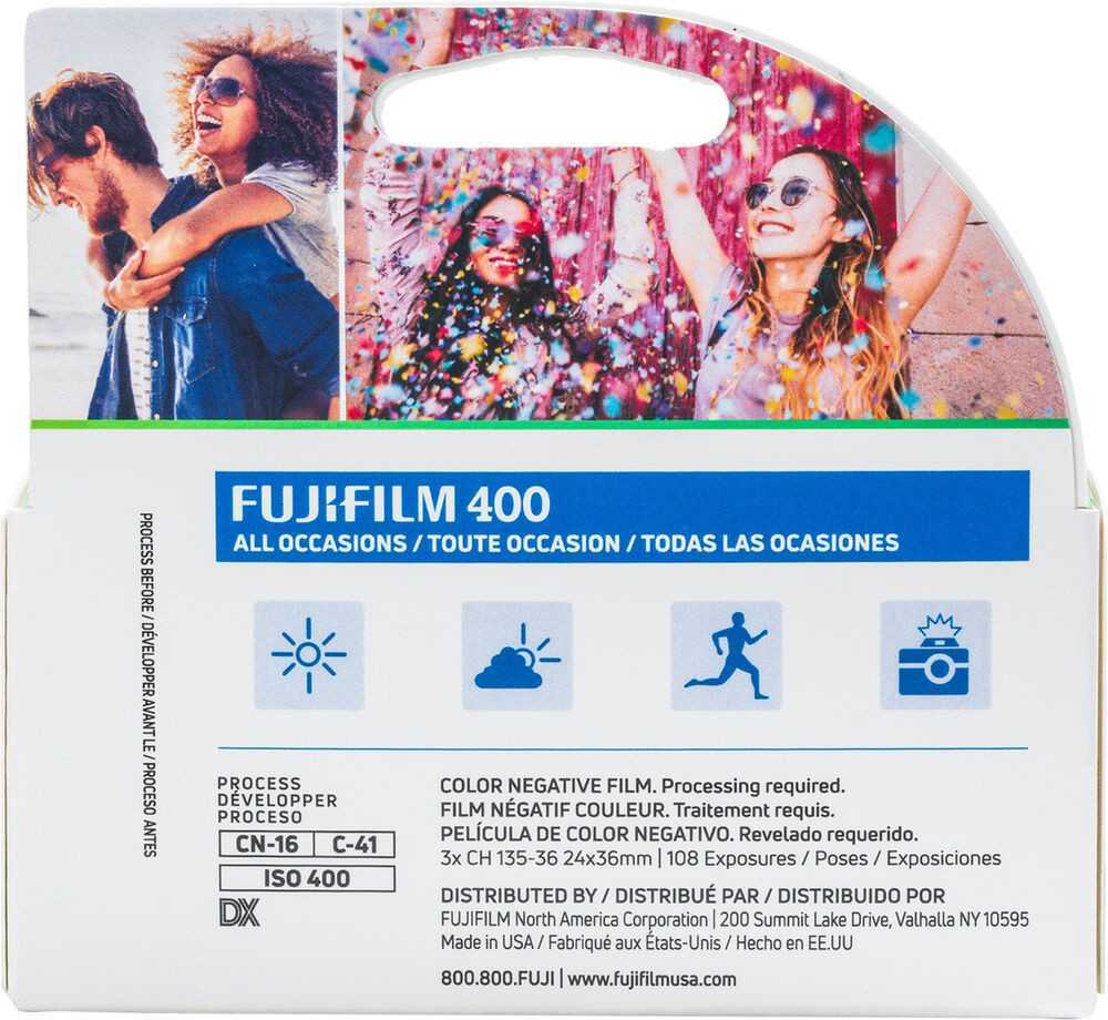 Fujifilm filmas 400/36x3