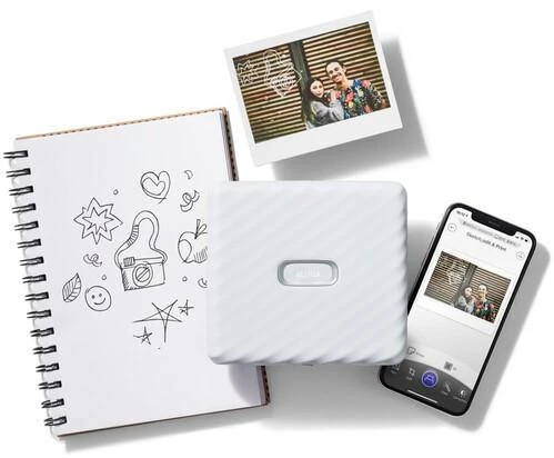 „Fujifilm Instax Link Wide“, pelenų balta