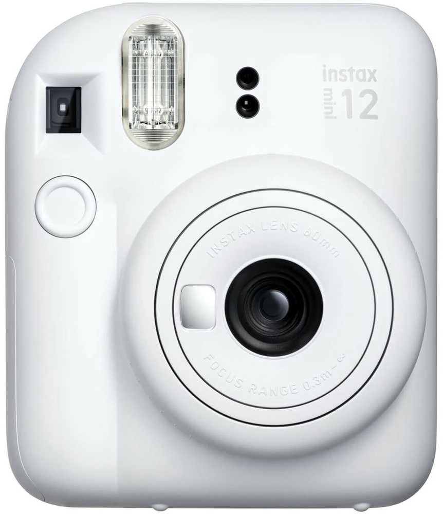 Fujifilm Momentinis fotoaparatas instax mini 12 CLAY Baltas+instax mini glossy (10pl)