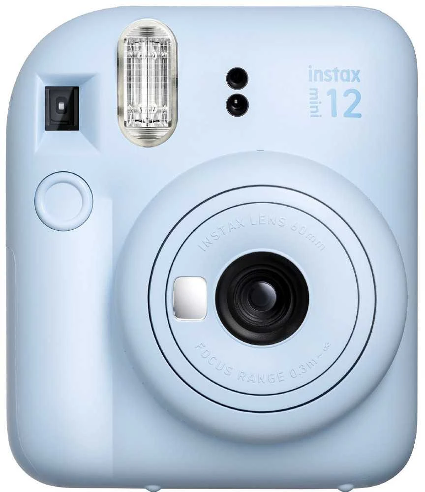 Fujifilm Momentinis fotoaparatas instax mini 12 PASTEL Mėlynas+instax mini glossy (10pl)