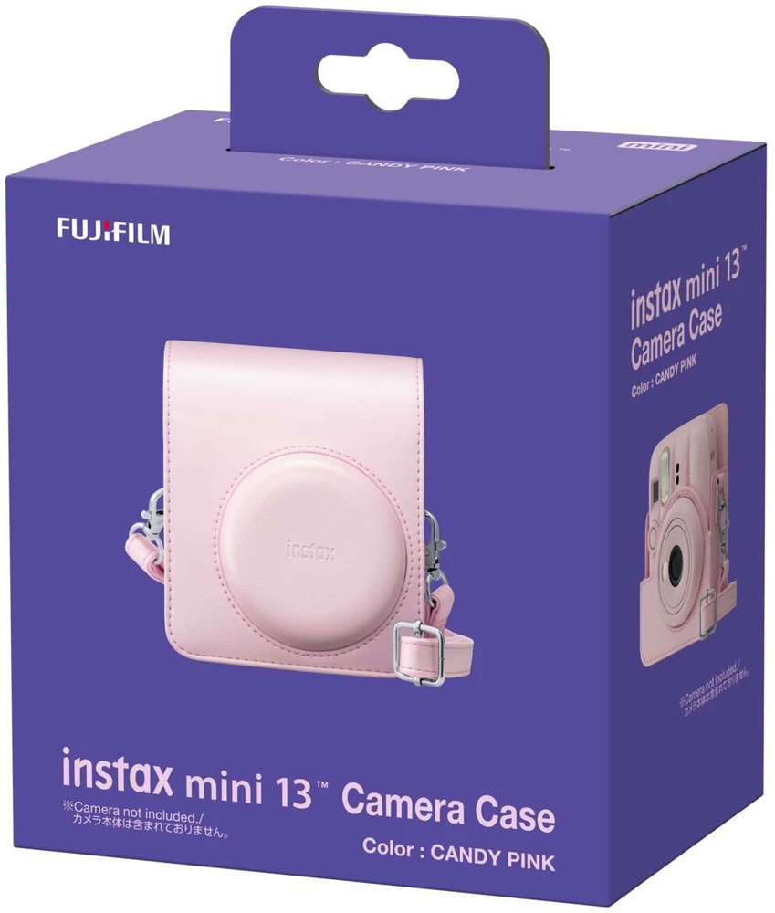 Dėklas - Fujifilm Instax Mini 13 Fotoaparato Dėklas 227g 85x120x170mm Saldi Rožinė