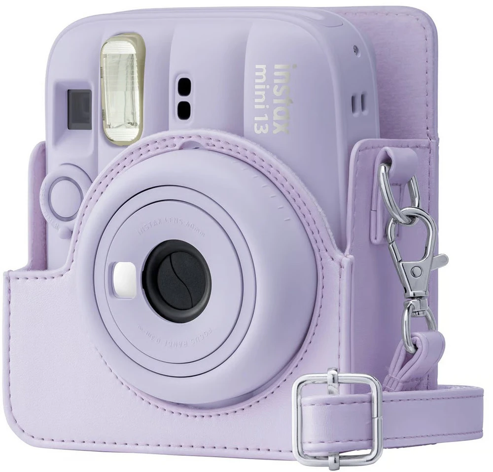 Dėklas - Fujifilm Instax Mini 13 Fotoaparato Dėklas 85×120×170 mm Svajingas Violetinis