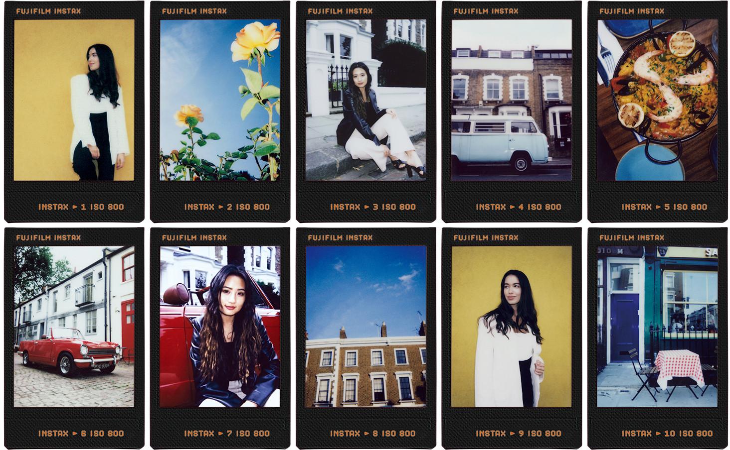 Fujifilm | Momentinis filmas | Instax Mini kontaktinis lapas | 54 cm x 86 mm | Vaizdo matmenys: 62 × 46 mm | Kiekis 10