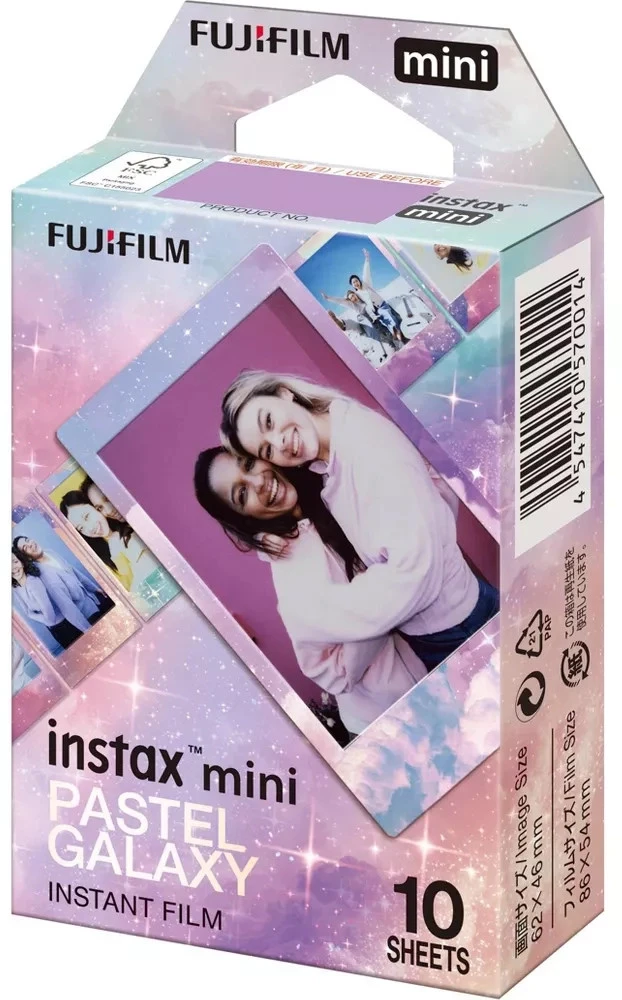 Momentinio Fotoaparato Juostelė - Fujifilm Instax Mini Pastel Galaxy 10PK