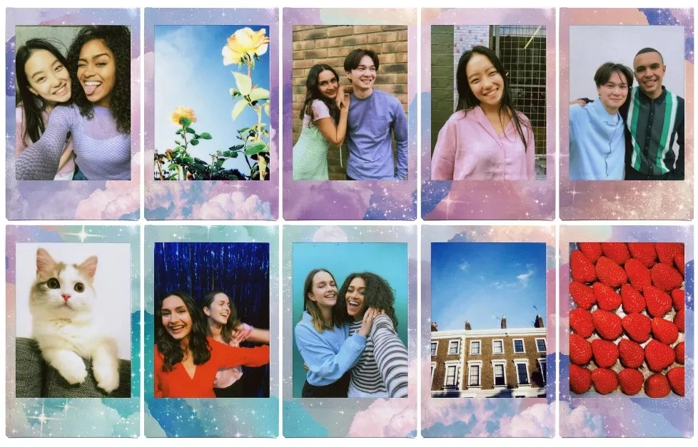 Momentinio Fotoaparato Juostelė - Fujifilm Instax Mini Pastel Galaxy 10PK
