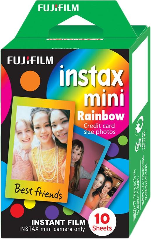 Fujifilm | Instax Mini Rainbow momentinis filmas | 86 x 54 mm | Kiekis 10