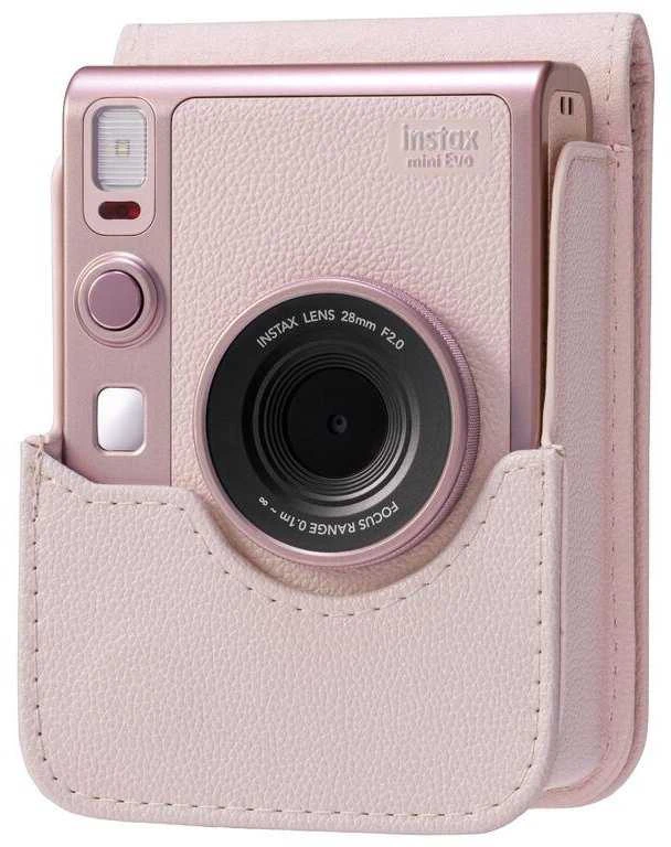 Fujifilm instax mini evo dėklas gentle rose