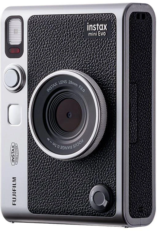 Fujifilm Momentinis fotoaparatas instax mini EVO Juodas (Juodas; USB TYPE micro B)