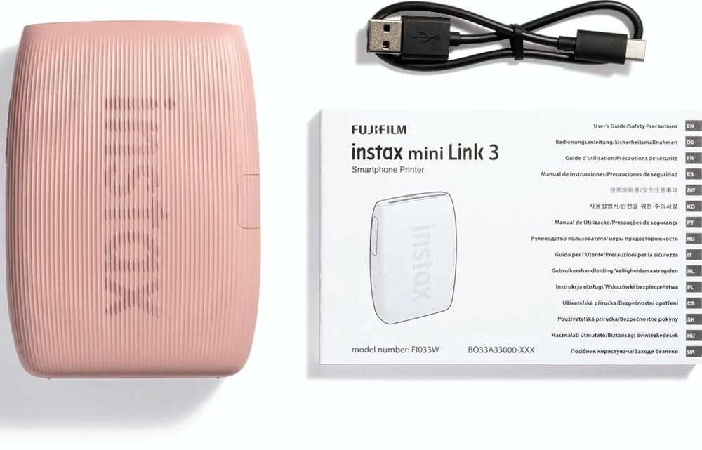 Spausdintuvas Fujifilm instax mini Link 3 EX D Rožinis