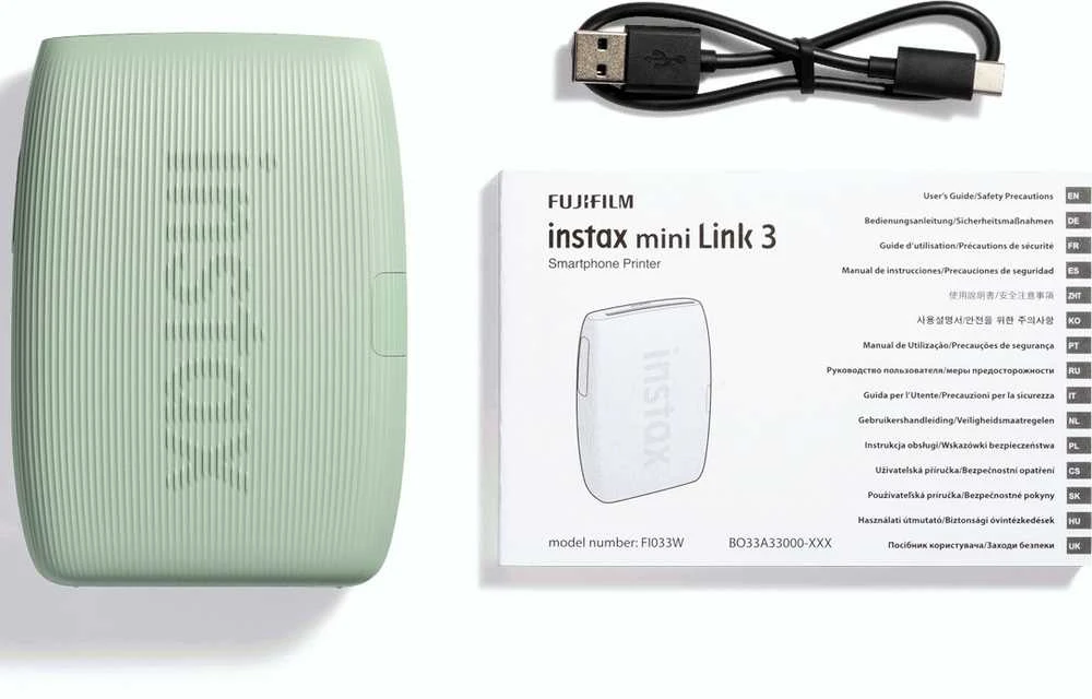 Spausdintuvas Fujifilm instax mini Link 3 EX D Sage Žalias