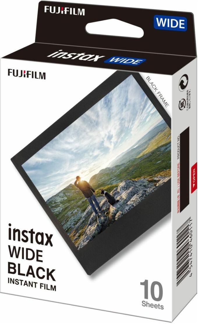 1 Fujifilm INSTAX Film wide juodas frame