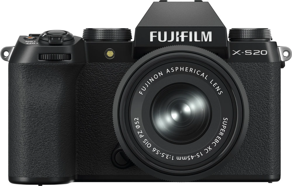 Sisteminis fotoaparatas Fujifilm X-S20 + XC15-45mm Kit WWI Juodas + Vlogger KIT
