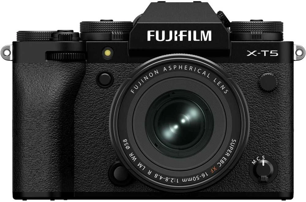 Sisteminis fotoaparatas FUJIFILM X-T5/XF16-50mmF2.8-4.8 R LM WR, Juodas