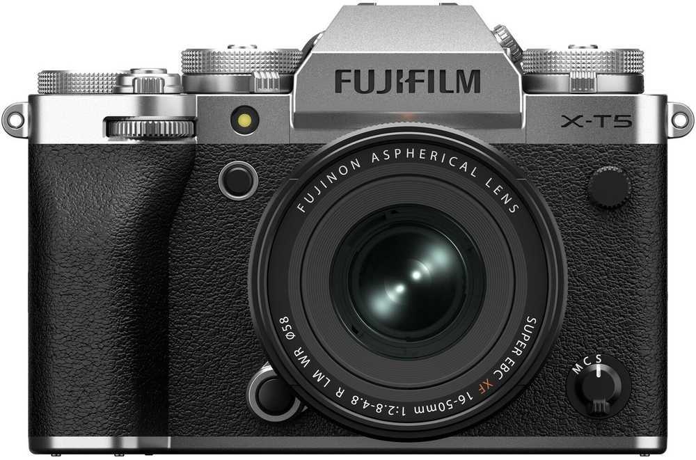 Sisteminis fotoaparatas FUJIFILM X-T5/XF16-50mmF2.8-4.8 R LM WR Sidabrinis (sidabrinis)