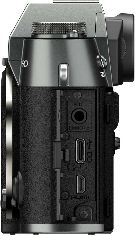 Sisteminis fotoaparatas FUJIFILM X-T50/XC15-45mmF3.5-5.6 OIS PZ Charcoal Sidabrinis (Tamsiai Sidabrinis)