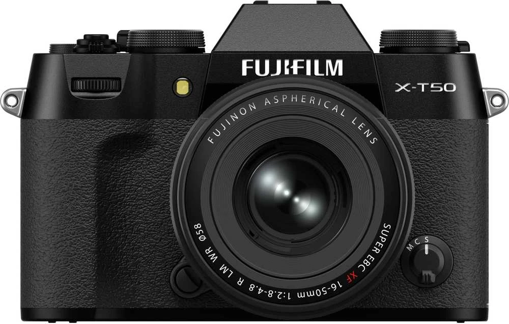 Sisteminis fotoaparatas FUJIFILM X-T50/XF16-50mmF2.8-4.8 R LM WR Juodas