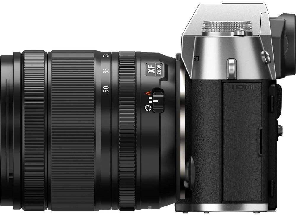 Sisteminis fotoaparatas FUJIFILM X-T50/XF16-50mmF2.8-4.8 R LM WR Sidabrinis