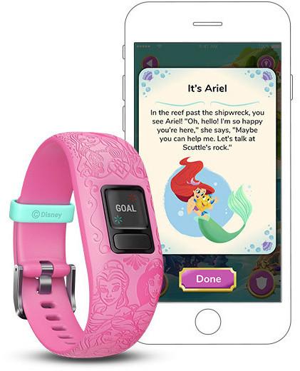 Išmanioji apyrankė Garmin vivofit jr. 2 Disney Princess | Varle.lt