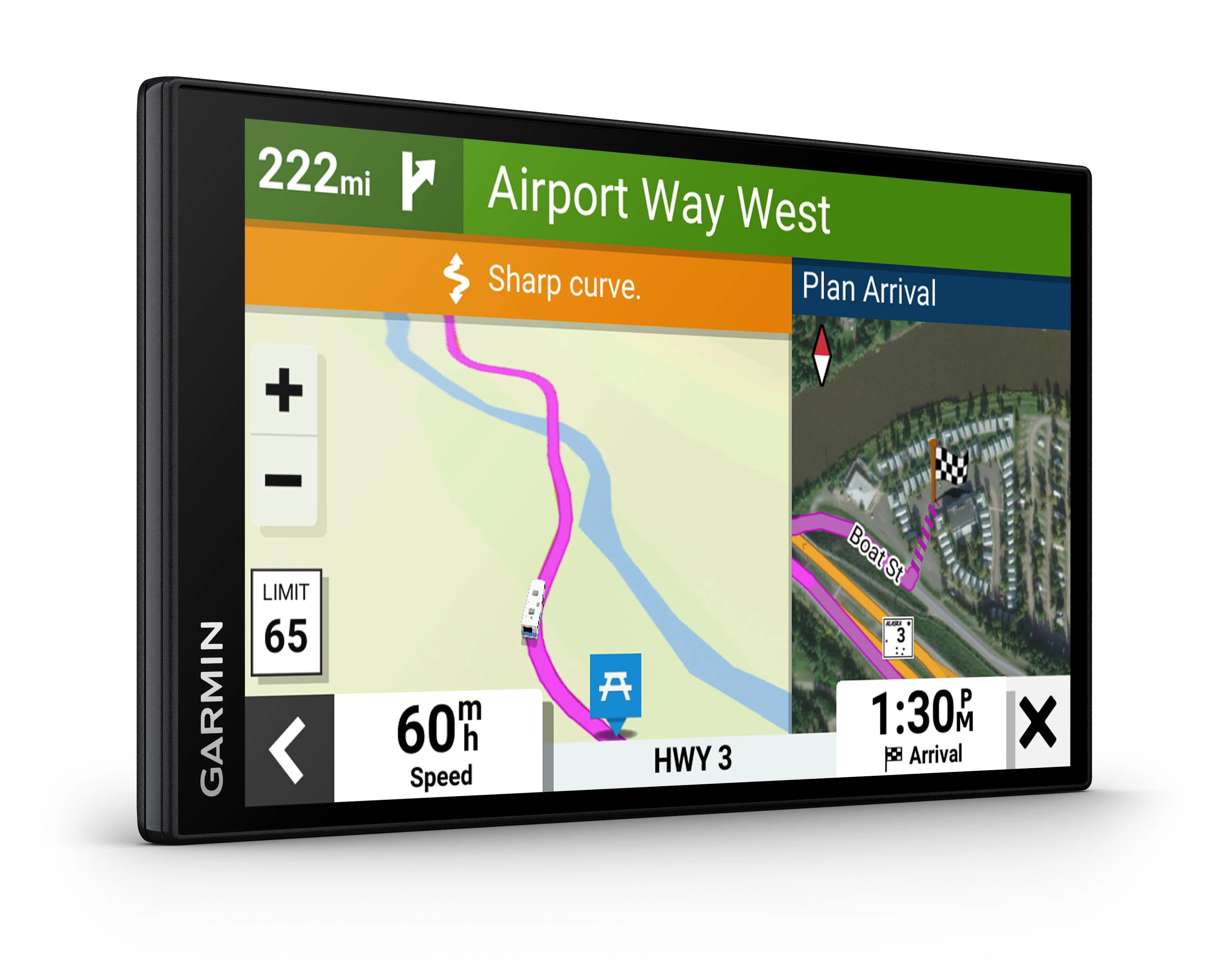 Garmin Camper 795 7 col. palydovinės navigacijos įrenginys kemperiams su tiesiogine eismo informacija