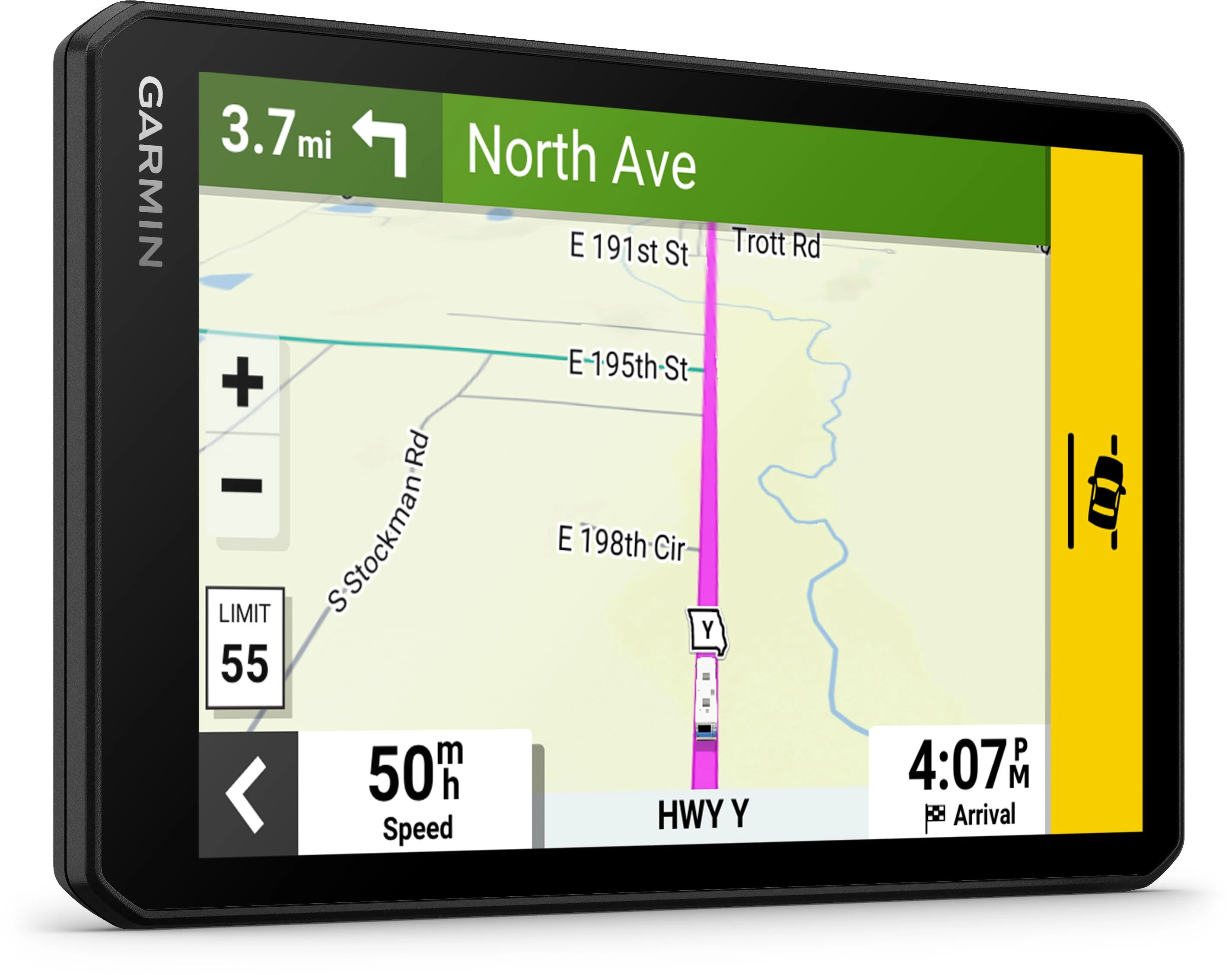 Garmin CamperCam 795 7" kemperio palydovinė navigacijos sistema su įmontuotu vaizdo registratoriumi