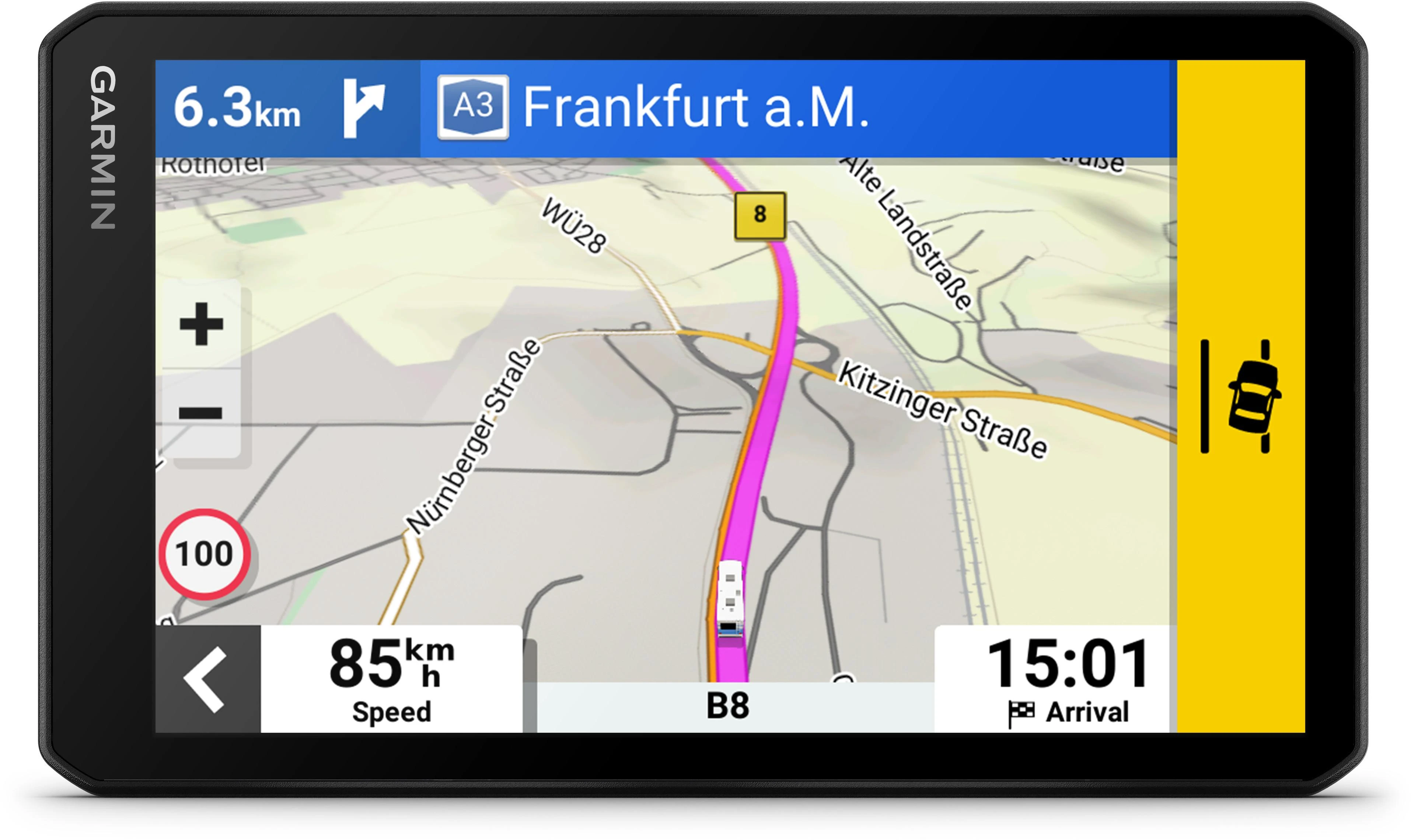 Garmin CamperCam 795 7" kemperio palydovinė navigacijos sistema su įmontuotu vaizdo registratoriumi