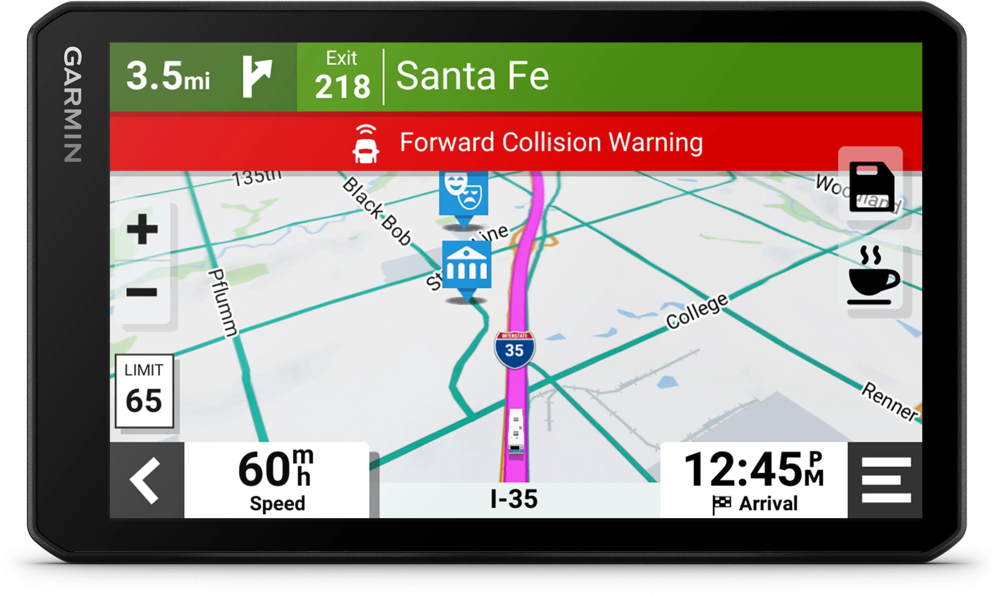 Garmin CamperCam 795 7" kemperio palydovinė navigacijos sistema su įmontuotu vaizdo registratoriumi