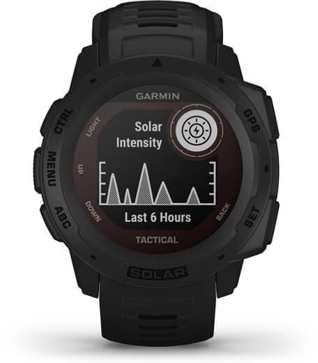 Išmanusis laikrodis Garmin Instinct Solar Tactical, Juodos spalvos |  Varle.lt