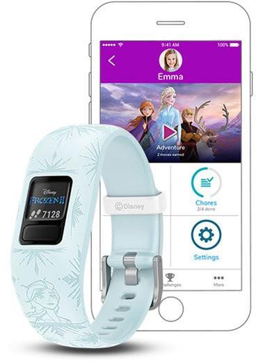Išmanioji apyrankė Garmin vivofit jr2 Elsa, Melsvos spalvos | Varle.lt