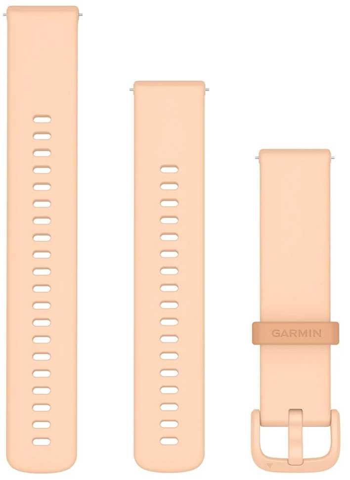 Garmin Greitai atsegamas dirželis (20 mm) rožinės spalvos | 010-12932-67