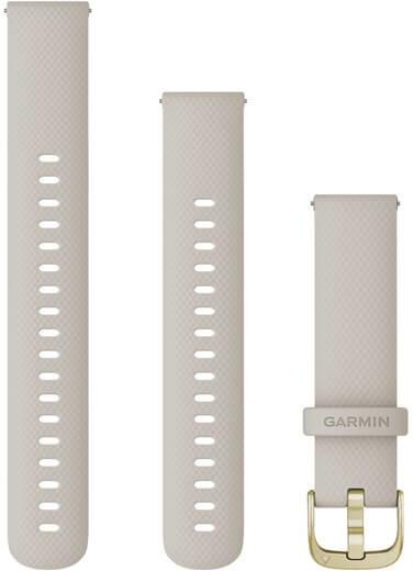 Išmaniojo laikrodžio Garmin Quick Release greitai atsegamas silikoninis dirželis, 18 mm, Smėlinės spalvos