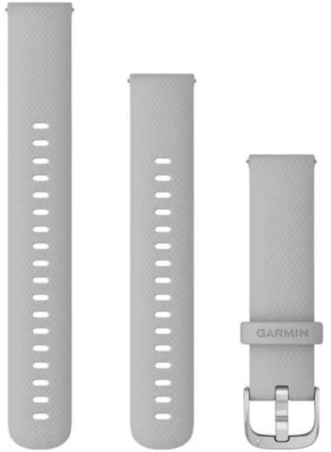 Išmaniojo laikrodžio Garmin greitai atsegamas silikoninis dirželis, Pilkos spalvos, 18mm