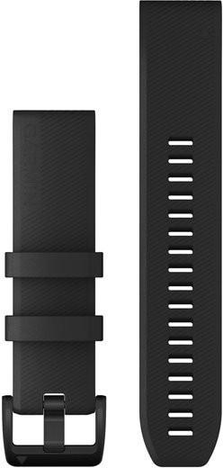Išmaniojo laikrodžio Garmin greitai atsegamas, silikoninis dirželis, Juodos spalvos, 22mm