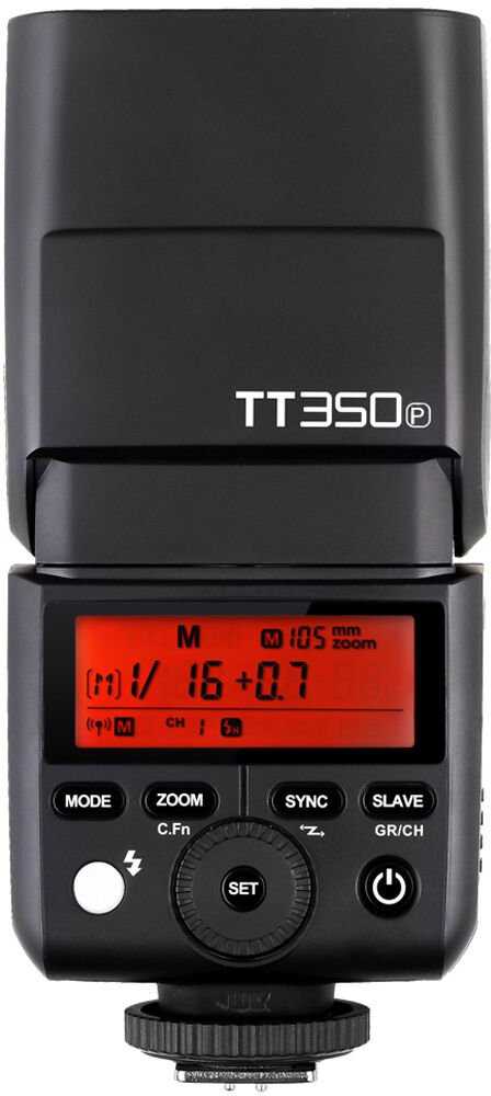 „Godox TT350P Speedlite“, skirta „Pentax“.